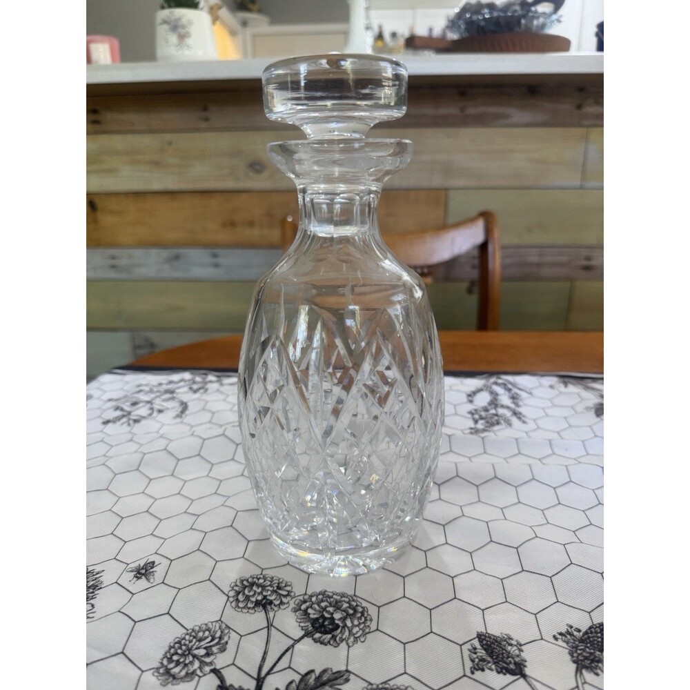 Vintage Waterford Crystal Drogheda Spirits Decanter with Stopper Barware  1984